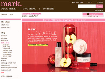 Mark Juicy Apple website