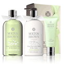 Molton Brown Dewy Lily of the Valley and Star Anise bath and body collection