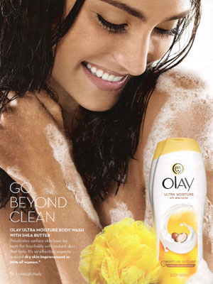 Olay Body Wash ad