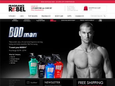 BOD Man Collection website