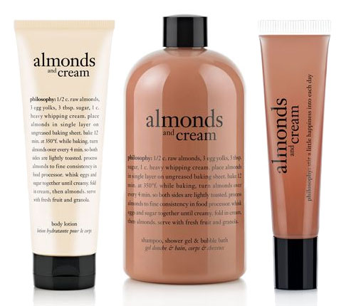 Philosophy Almonds and Cream Fragrance Collection