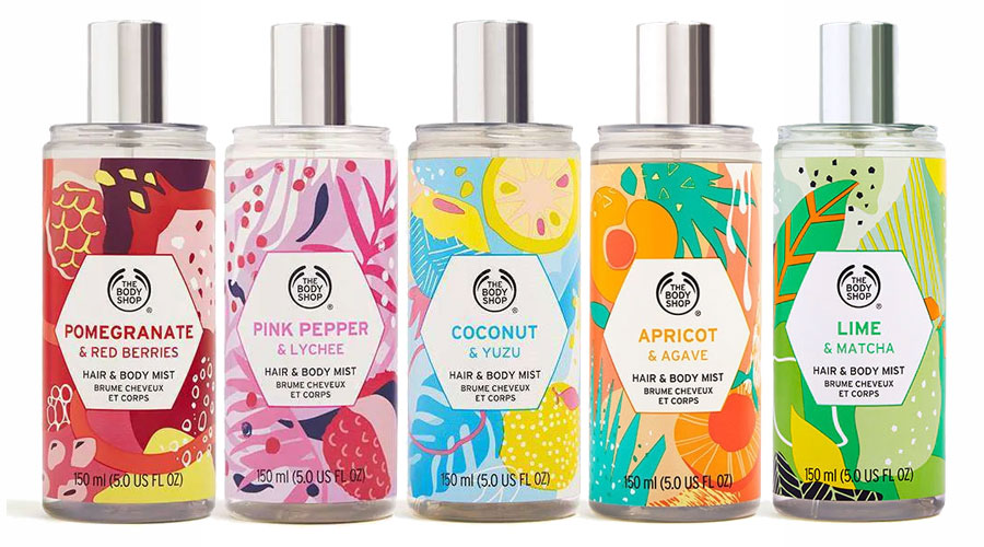 The Body Shop Hair & Body Mist Collection
