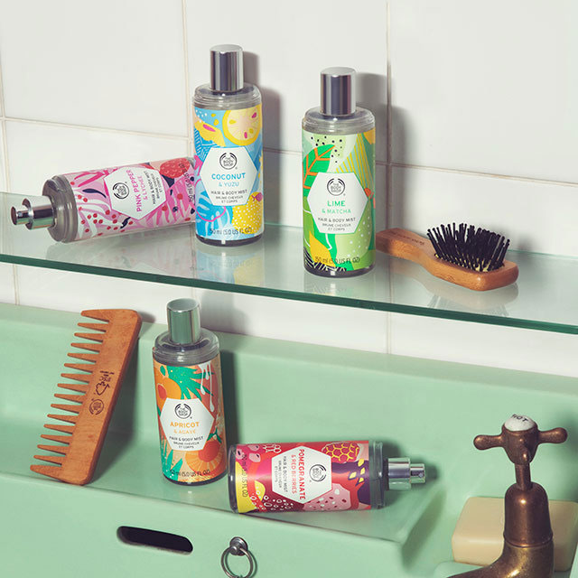 The Body Shop Hair & Body Mist Collection