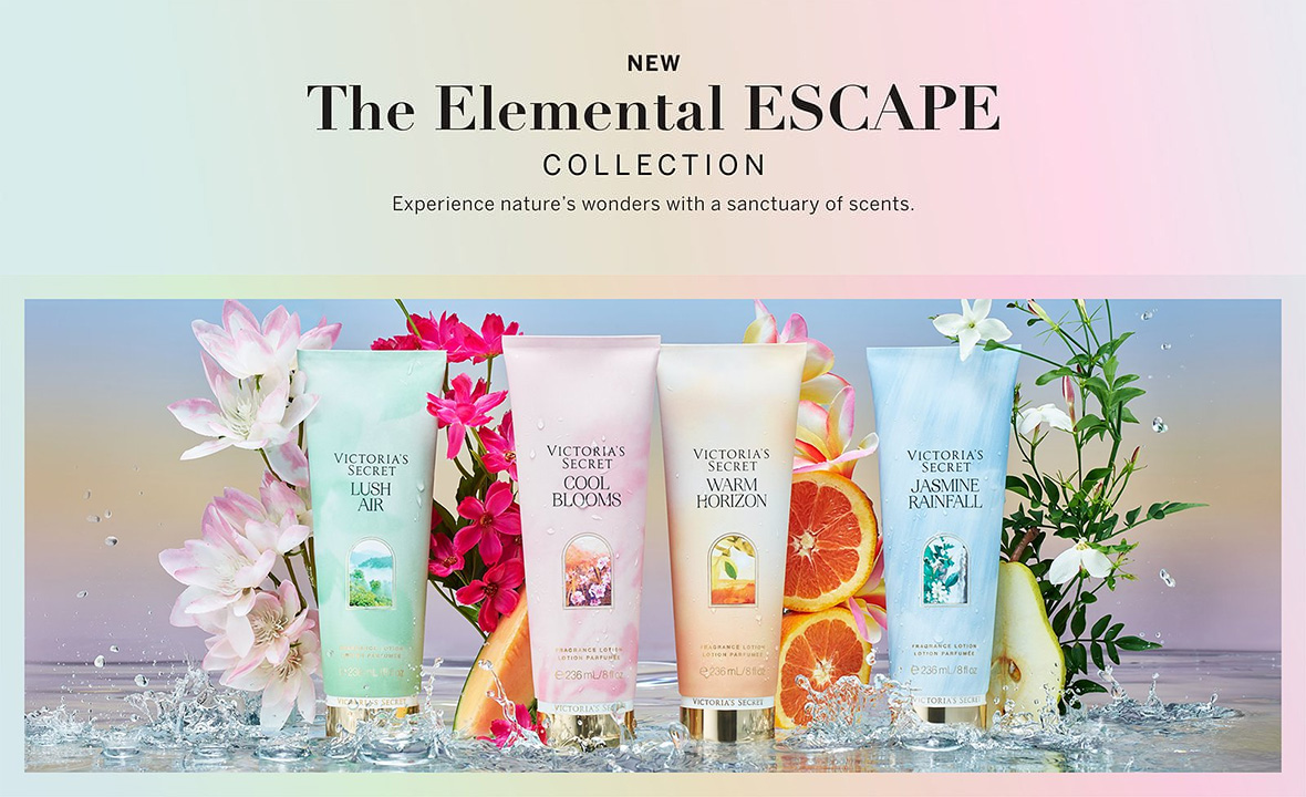 Victoria's Secret Elemental Escape Fragrances Ad 2022