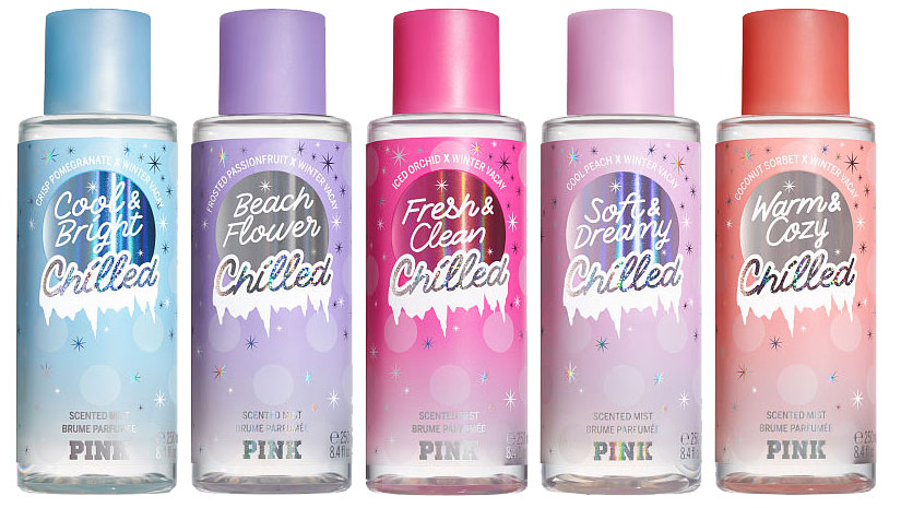 PINK Chilled Fragrances body collection - The Perfume Girl
