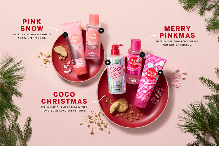 PINK Holiday Scents