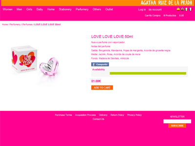 Agatha Ruiz de la Prada Love Love Love website
