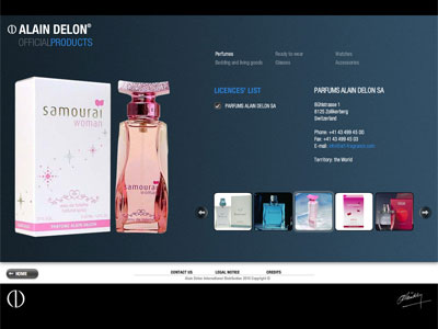 Alain Delon Samourai Woman website