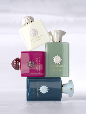 Amouage Renaissance Collection fragrances ad