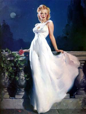 Dream Girl, by Gil Elvgren, 1945