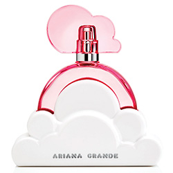 Ariana Grande Pink Cloud perfume bottle