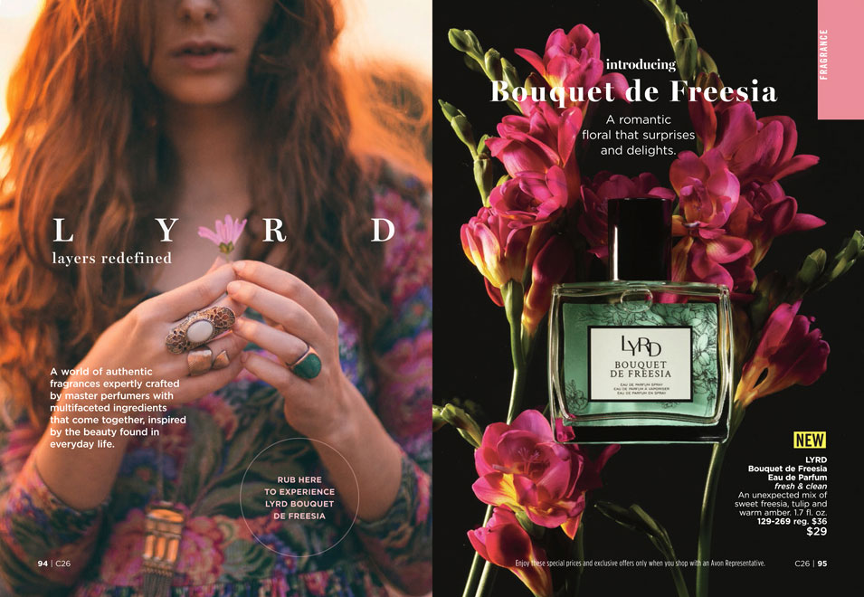 Avon LYRD Bouquet de Freesia Perfume