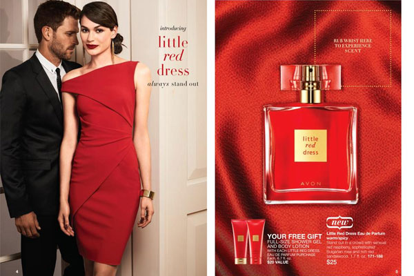 Avon Little Red Dress Fragrance Campaign Ad