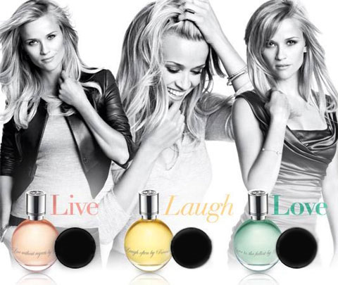 Reese Witherspoon Expressions Avon fragrances