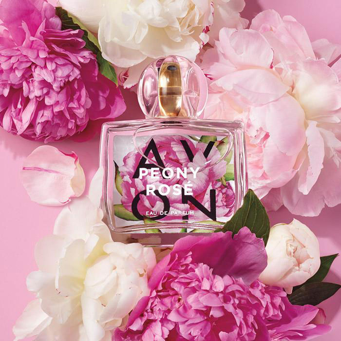 Avon Flourish Peony Rose dewy fragrance