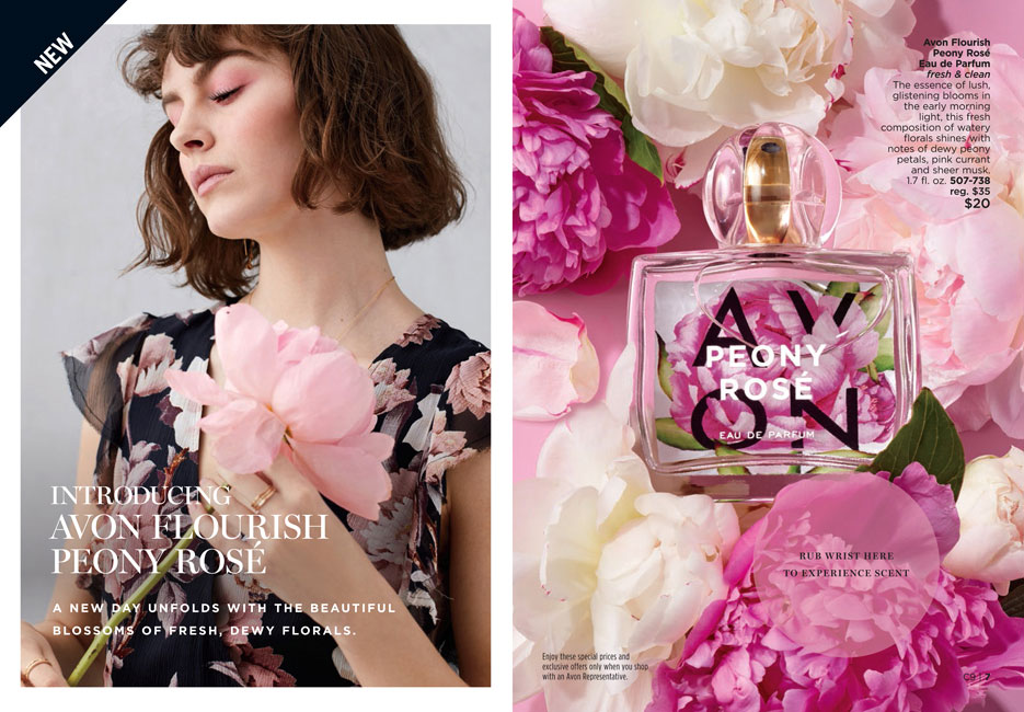 Avon Flourish Peony Rose Perfume