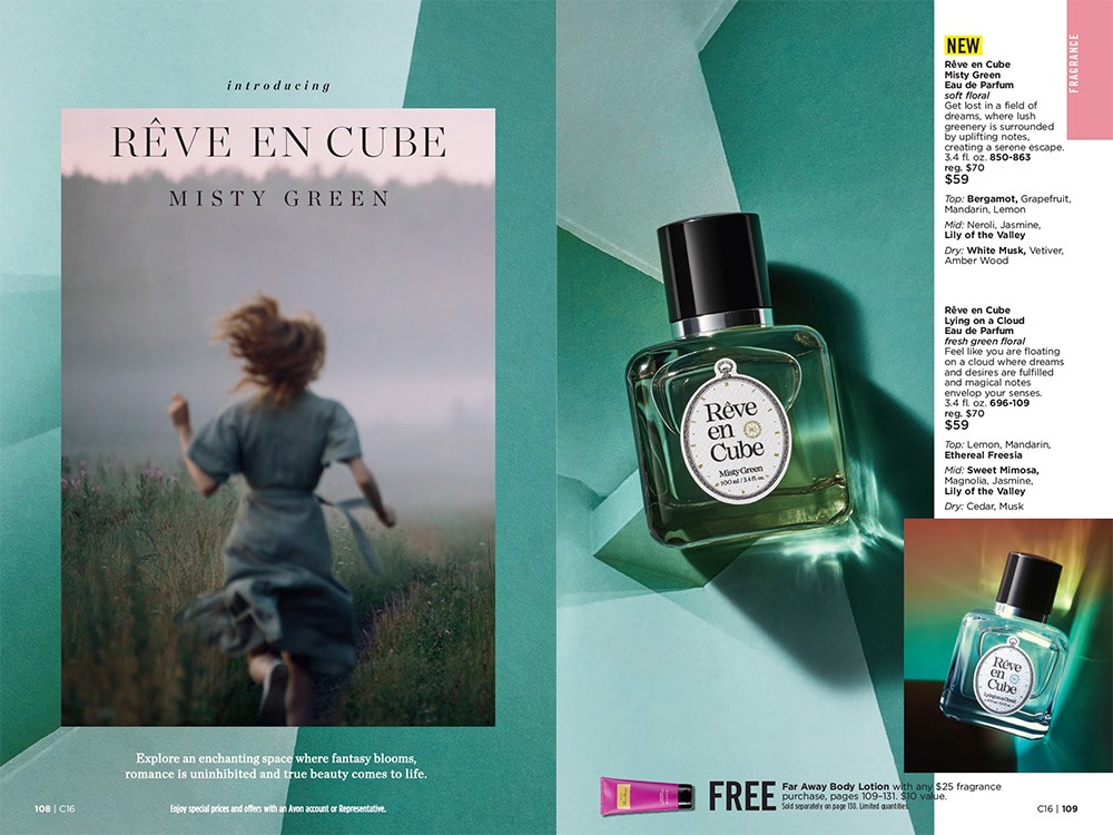 Avon Reve en Cube Misty Green Eau de Parfum
