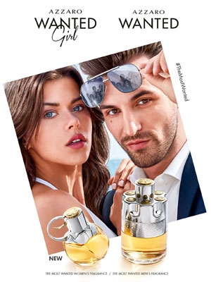 Azzaro Wanted Girl fragrance ad