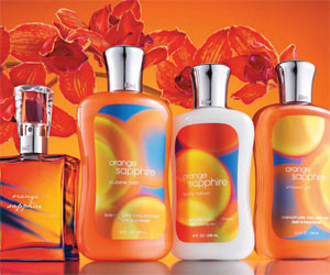 Orange Sapphire Bath and Body Works fragrances