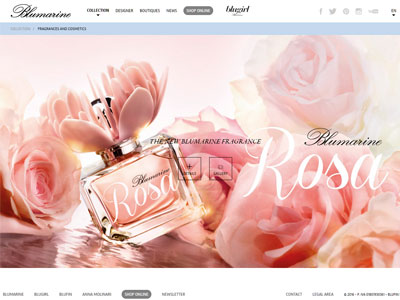 Blumarine Rosa Website