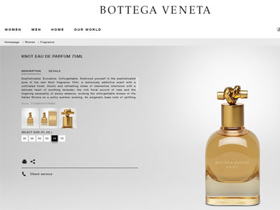 Bottega Veneta website