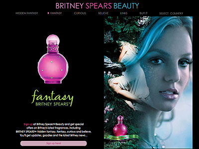 Fantasy Britney Spears website