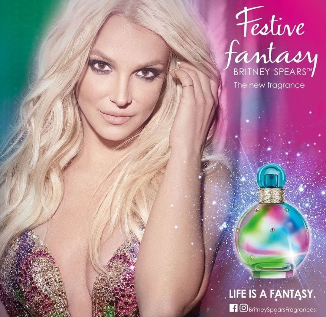 Britney Spears Festive Fantasy Perfume Ad