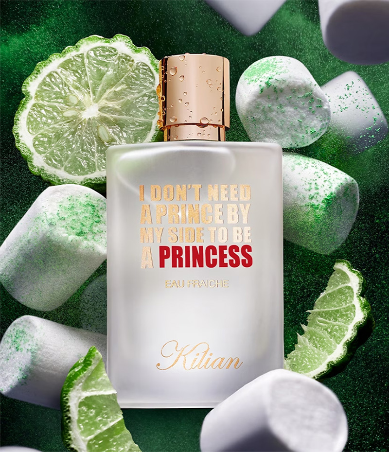 Kilian Princess Eau Fraiche Fragrance Collection model Fran Summers