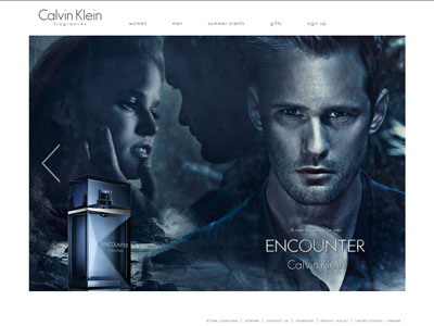 Calvin Klein Encounter website
