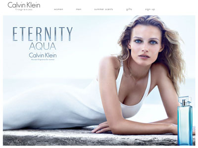 Calvin Klein Eternity Aqua for Women website