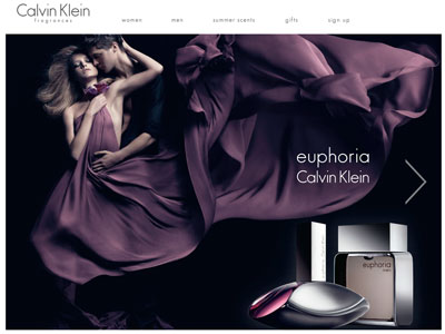 Calvin Klein Euphoria Men website