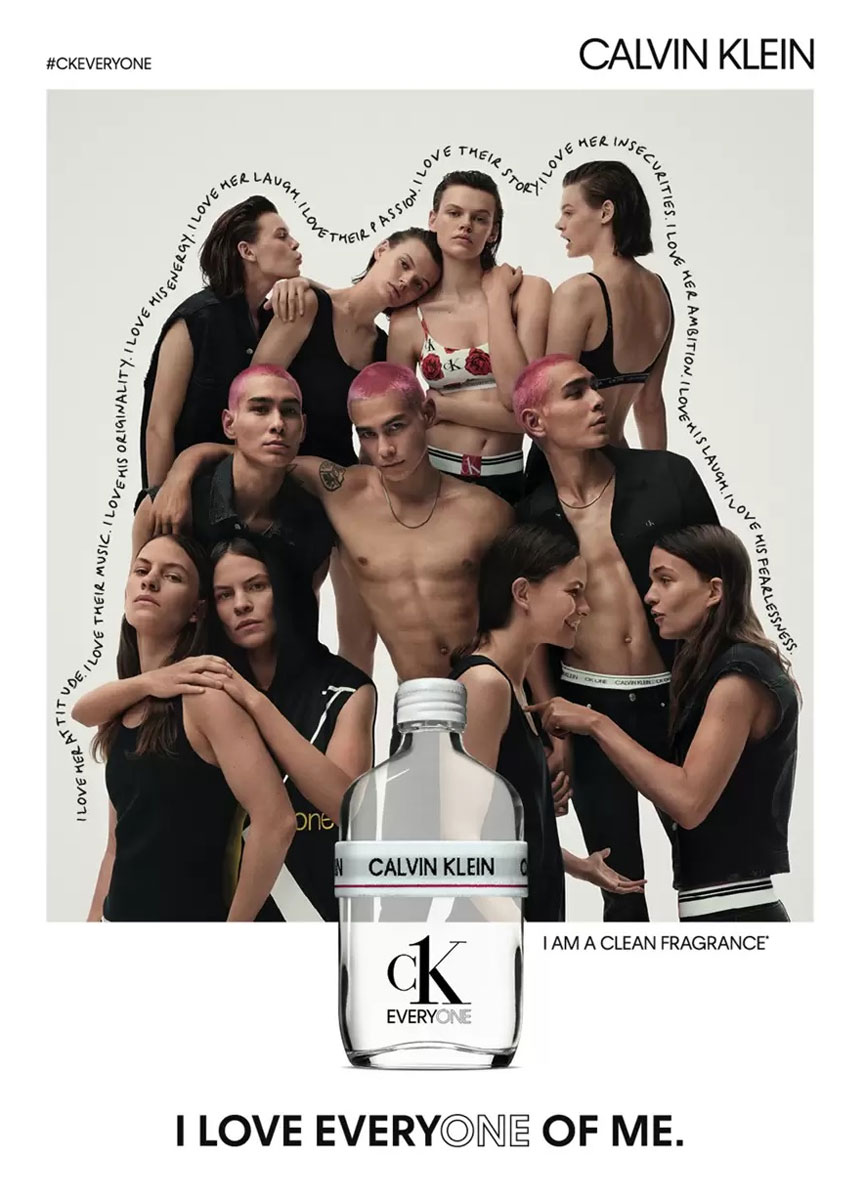 Calvin Klein CK Everyone Fragrance Ad featuring MLMA