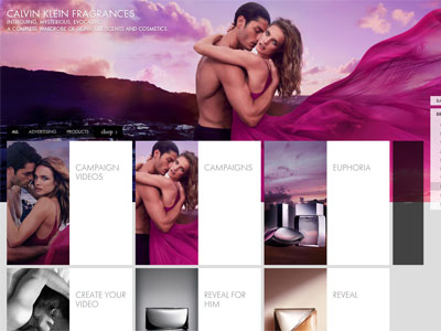 Euphoria Calvin Klein website 2015