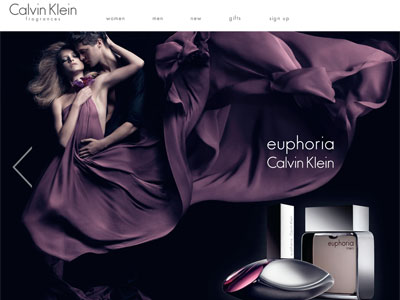 Euphoria Calvin Klein website