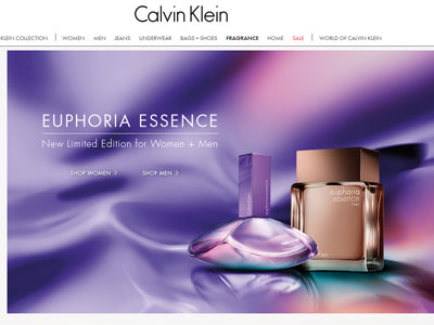 Calvin Klein Euphoria Essence Men Website