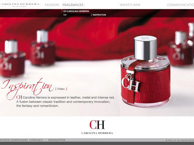 CH Carolina Herrera website