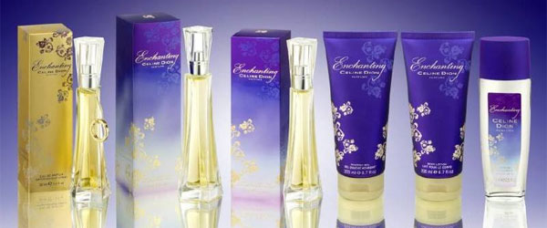 Celine Dion Enchanting Perfume collection