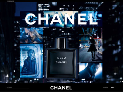 Bleu de Chanel website