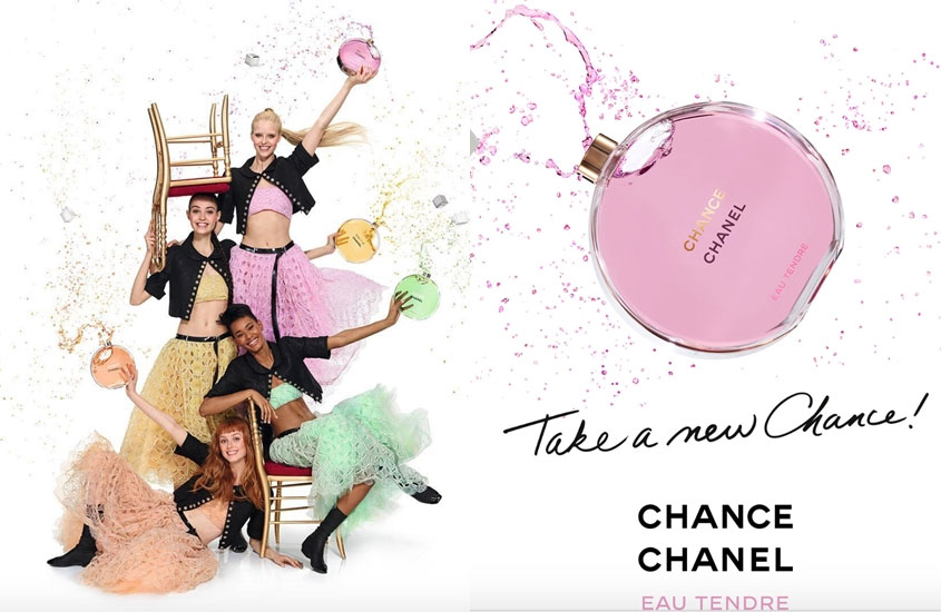 Chance Eau Tendre by Chanel Eau De Parfum Spray 3.4 oz for Women