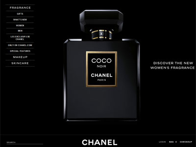 Chanel Coco Noir website