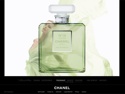 Chanel No. 19 Poudre website