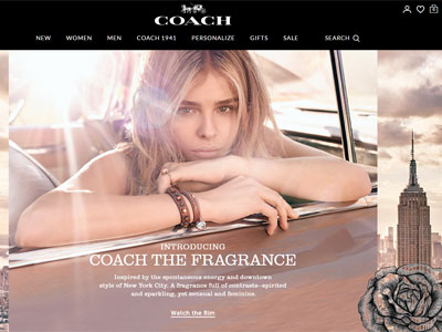 Coach Eau de Parfum Website