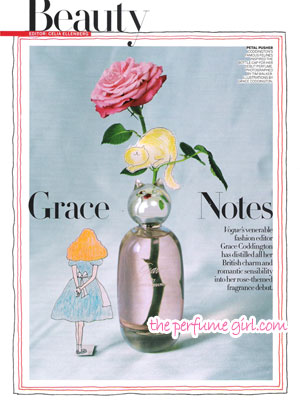 Comme des Garcons Grace by Grace Coddington Perfume editorial