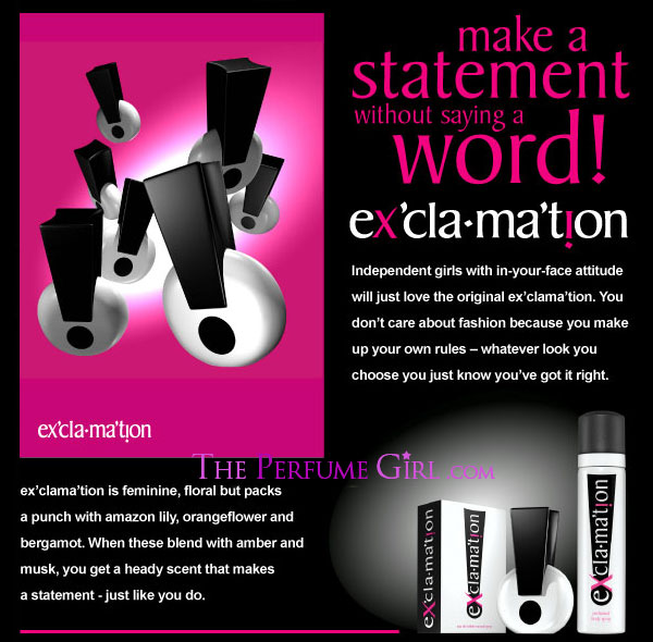 Exclamation by Coty perfume
