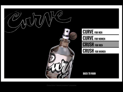 Curve Crush for Men website