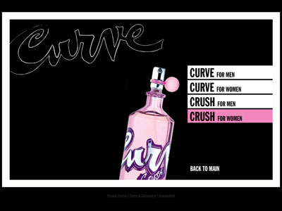 Curve Crush for Women website