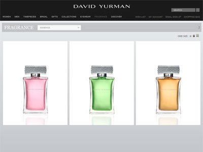 David Yurman Exotic Essence website