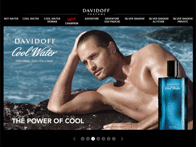 Davidoff Cool Water website