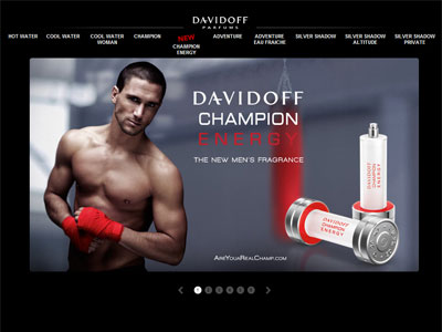 Davidoff Champion Energy website