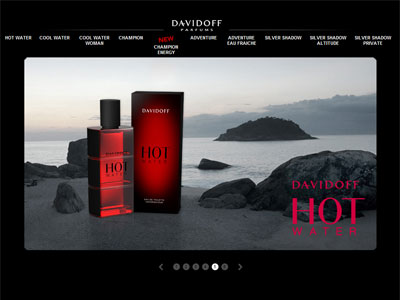 Davidoff Hot Water website